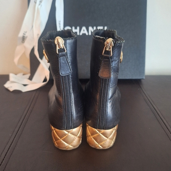 CHANEL Leather Booties - Picture 11 of 16